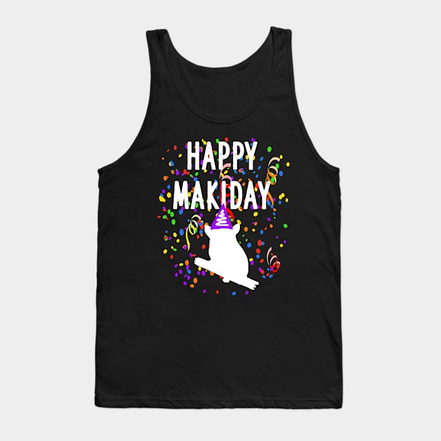 happy makiday Maki Geschenk Koboldmaki Affen Love Tank Top by FindYourFavouriteDesign